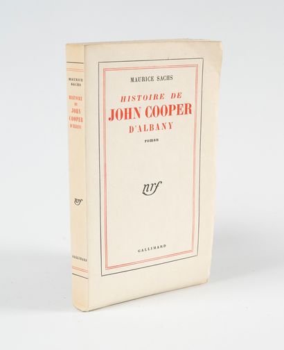 null SACHS (Maurice). Histoire de John Cooper. Gallimard, 1955. In-12, broché.

Édition...