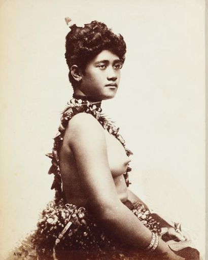 Thomas ANDREW et autres Portraits, Samoa Années 1880-1900 Douze tirages albuminés....