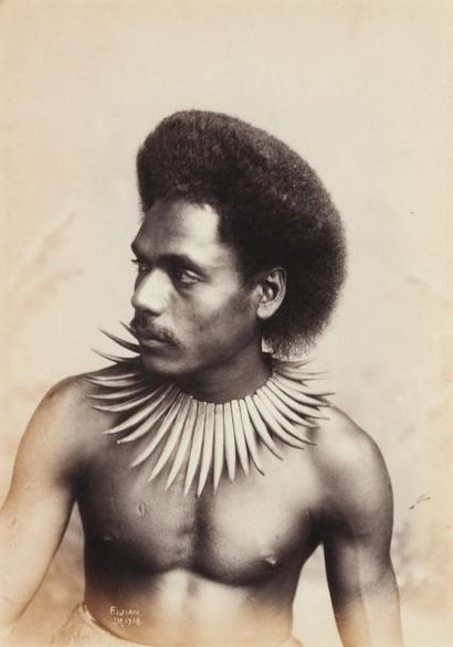 Josiah MARTIN, Frères DUFTY et autres Îles Fidji 1890-1920 Vingt photographies (tirages...