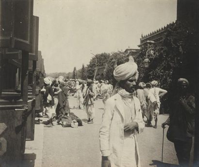 Anonyme Indes: périple photographique, suite Vers 1915, 213 tirages argentiques montés...