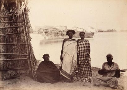 Anonyme Album Madagascar Années 1880-1890 Album de 111 tirages (albuminés, aristotypes,...
