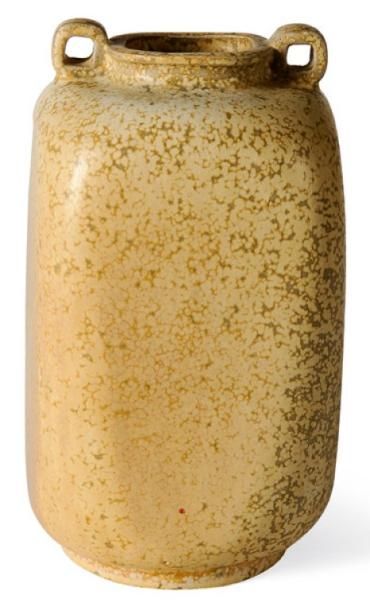 ARNE BANG (1901-1983) Vase à oreilles en grès émaillé Signé Vers 1940 H_16 cm