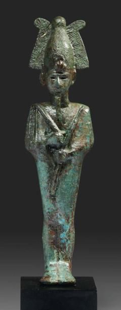 null Statuette d'Osiris. Statuette votive représentant le dieu Osiris momiforme,...