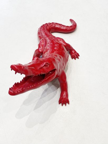 null Richard Orlinski (Né en 1966) 

Crocodile, Born Wild, 2006 

Sculpture en résine...