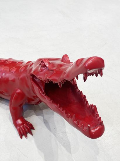 null Richard Orlinski (Né en 1966) 

Crocodile, Born Wild, 2006 

Sculpture en résine...