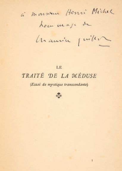 [GIDE, André] - QUILLOT, Maurice.