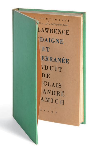 LAWRENCE, David Herbert. Sardaigne et Méditerranée. Traduit de l'anglais par André...