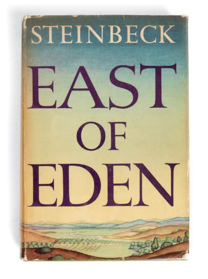 STEINBECK, John. East of Eden. New York, The Viking Press, 1952.
In-8 [212 x 143]...