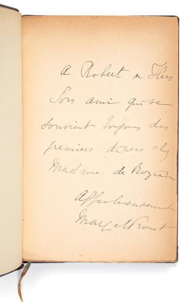 PROUST, Marcel. Pastiches and Mélanges. Second edition. Paris, Éditions de la Nouvelle...