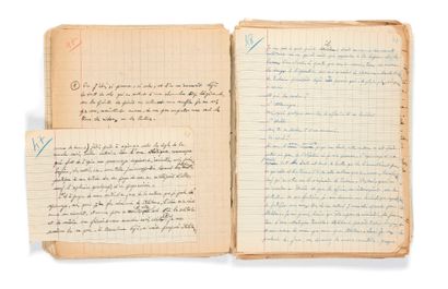 GENET, Jean. Le Journal du voleur. Octobre 1947. Manuscrit autographe signé : emboîtage...
