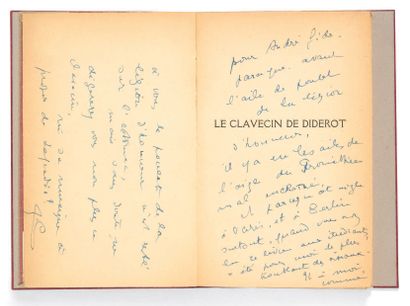 CREVEL, René. Le Clavecin de Diderot. Paris, Éditions surréalistes, 1932. In-12 [189...