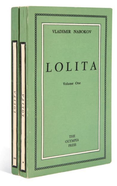 NABOKOV, Vladimir. Lolita. Paris, The Olympia press, [1955].
2 volumes in-12 [179...