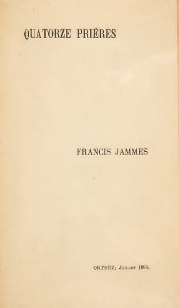 JAMMES, Francis.