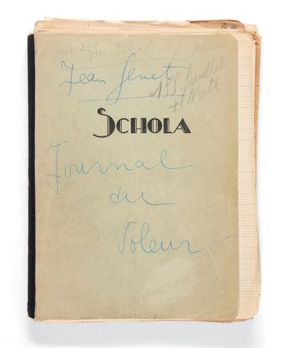 GENET, Jean. Le Journal du voleur. October 1947.
Autograph manuscript signed : modern...