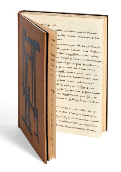 GUÉRIN, Raymond. L'Apprenti. Fiction. Paris, Gallimard, [1946].
In-8 [204 x 140]...