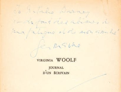 WOOLF, Virginia. Journal d'un écrivain. Monaco, Éditions du Rocher, [1958].
In-8...