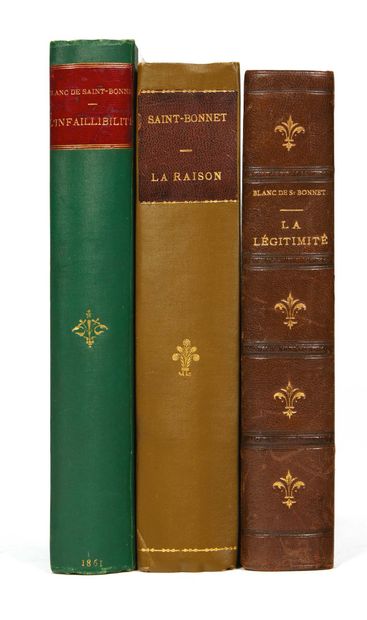 Antoine BLANC de SAINT-BONNET (1815 – 1880) Infallibility. By the author of the French...