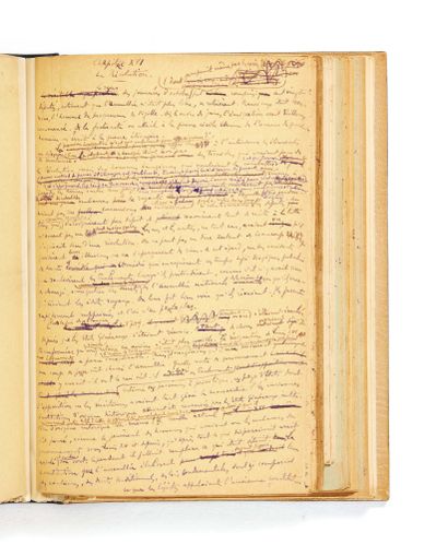 Jacques BAINVILLE (1879 – 1936) Histoire de France.
Manuscrit de 381 feuillets petit...