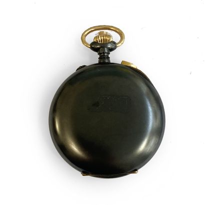 null ANONYME Vers 1920

Montre de poche en acier bleui de type chronographe rattrapante,...