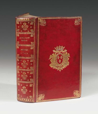 null Almanach royal, année MDCCLXXIXParis, de l'imprimerie Testu,[1792]. Fort in-8,...