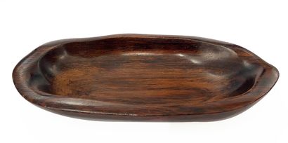 Alexandre NOLL (1890-1970) Coupe / vide poche. Bois. Wood. Signature incisée au revers...