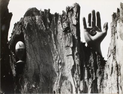 Emila MEDKOVÁ. Ruka s hodinkami [hand with watch]. 1950.
Original photograph (29.7...