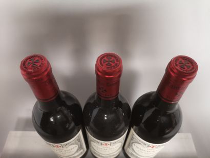 null 3 bouteilles Château GAZIN - Pomerol 1993