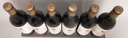 null 6 bouteilles CLOS les RELIGIEUSES - Puisseguin Saint Emilion 1980 Mise BARRIERE...