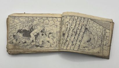 Nishikawa Sukenobu (1671-1751) Album ninety-six pages illustrated in black and white...