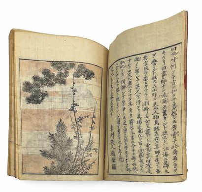MAKI BOKUSEN (1736-1824) : Bokusen soga shashin gakuhitsu, different dreams of Bokusen,...