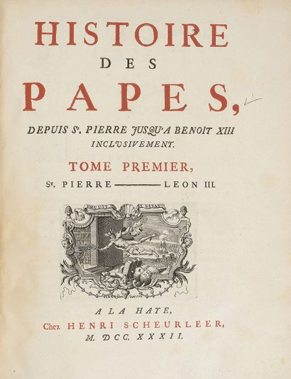 null BRUYS. Histoire des Papes, depuis St Pierre jusqu'à Benoît XIII inclusivement....
