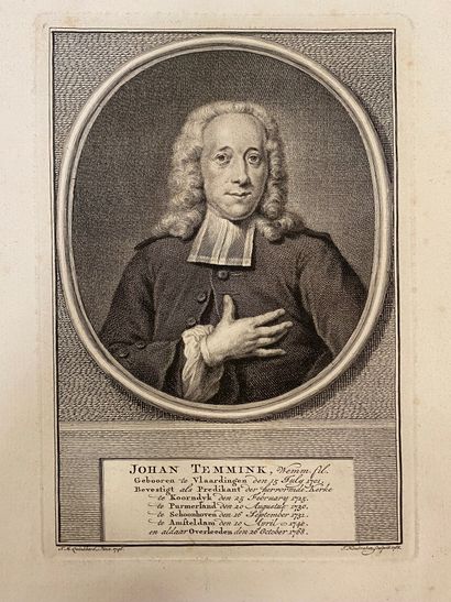 null 
Ensemble de gravures comprenant: 




"Portrait de Christoph August von Wackerbarth"....