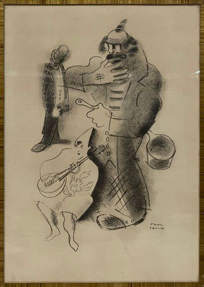 null Paul Colin (1892 - 1985) 

"Le cirque" 

Ensemble de 8 lithographies. 

H_31,5...
