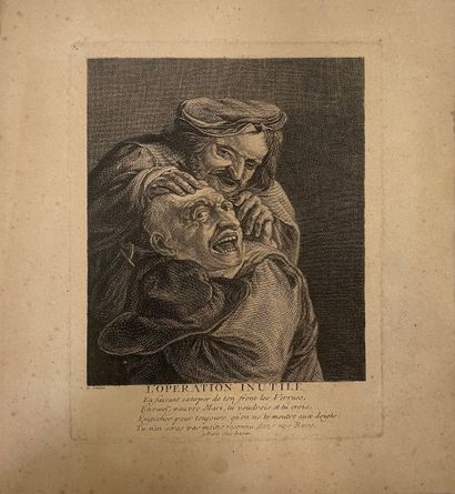 null 
Ensemble de gravures comprenant: 




"Portrait de Christoph August von Wackerbarth"....