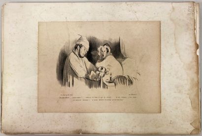 null Ensemble de 36 gravures d'aprés Honoré Daumier (accidents, mouillures). 

H_22...