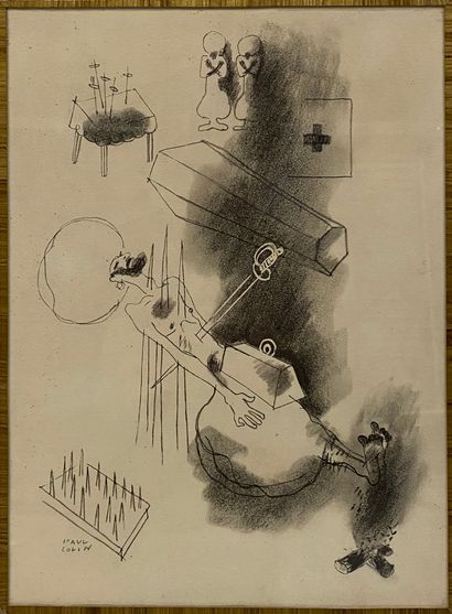 null Paul Colin (1892 - 1985) 

"Le cirque" 

Ensemble de 8 lithographies. 

H_31,5...