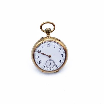 null Petite montre de col en or 18K Poids brut : 23,13 g Etat d'usage