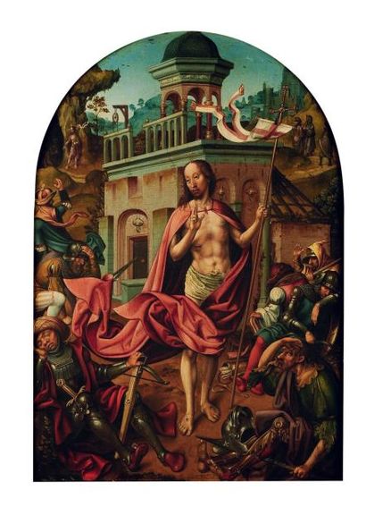 Cornelis Engebrechtsz et son atelier (Leyde 1461 - 1527) La Résurrection du Christ...