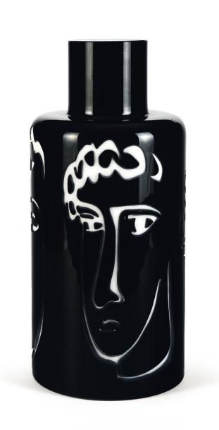 Sandro Chia (né en 1946) Épreuve d'artiste. Vase - modèle moyen en verre de Murano...