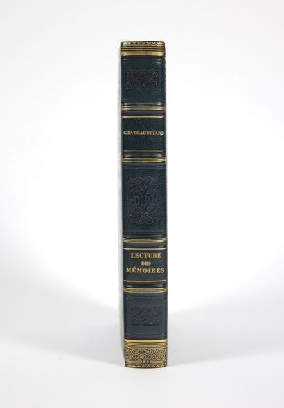 CHATEAUBRIAND, François René de. Readings of the memoirs of M. de Chateaubriand or...