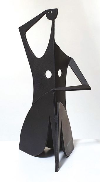 Philippe HIQUILY (1925-2013) Epicurienne, 2019
Sculpture en fonte de métal peinte...