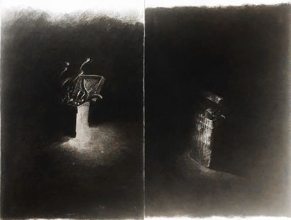 null Garel

Set of two charcoal drawings on paper. Signed and dated. H_102 cm L_65...