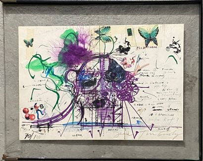 null Jean Tinguely (1925-1991)

Composition

Print and collage. Numbered 70/100....