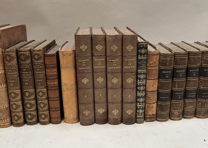 null Fort lot de livres dont "Histoire romaine" de Lemaistre (4 vol.) , "Voyage du...