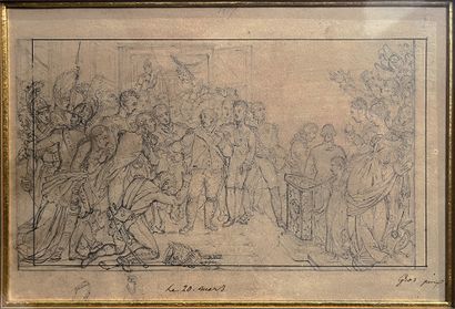 null Ecole FRANCAISE vers 1815

Trois dessins sur un même montage

Charles VII et...