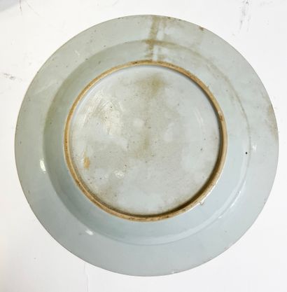 null CHINE - EPOQUE KANGXI (1662 - 1722). ENSEMBLE en porcelaine polychrome dite...