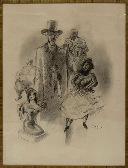 null Paul Colin (1892-1985) Le cirque Ensemble de 8 lithographies. H_31,5 cm L_24...