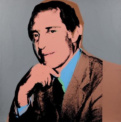 Andy Warhol (1928-1987) Portrait de Chris Gilman, 1976 Peinture au polymère synthétique...