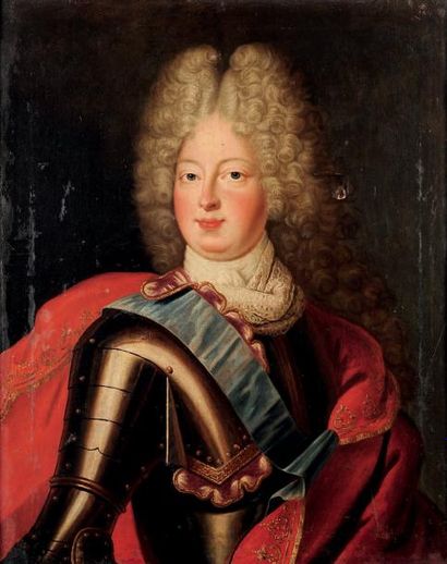 ECOLE FRANÇAISE DU XVIIIE SIÈCLE Portrait de Louis de France, dit le Dauphin Toiles...