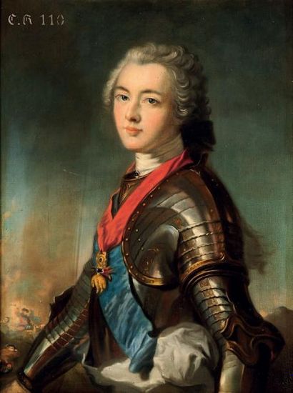 ECOLE FRANÇAISE DU XIXE SIÈCLE, SUIVEUR DE NATTIER Portrait du Duc de Penthièvre...